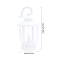 thumbnail image 4 of LED Hanging Lantern, Plastic Wind Lamp with Hook for Indoor Outdoor Decor, Flameless Ambient Light for Holiday Parties, Patio, Camping, 4 of 5
