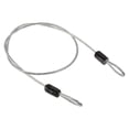 thumbnail image 1 of Cable de Seguridad de Acero Recubierto Uxcell 2.5mmx0.5m para Cerradura de Equipaje Doble Bucle Transparente, 1 of 5