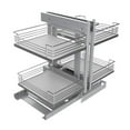 thumbnail image 2 of TUHOME Stainless steel Blind Corner Cabinet Organizer Silver, 2 of 11