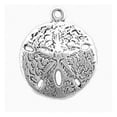 thumbnail image 1 of Sterling Silver 16" .8mm Box Chain 3D Large Highly Detailed Sand Dollar Pendant Necklace, 1 of 2