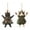 AB, variant on Sunjoy Tech 1/2Pcs Christmas Pendant Ornament Cat Shape Xmas Ball Decor Festive Hanging Decoration with Lanyard Christmas Gift