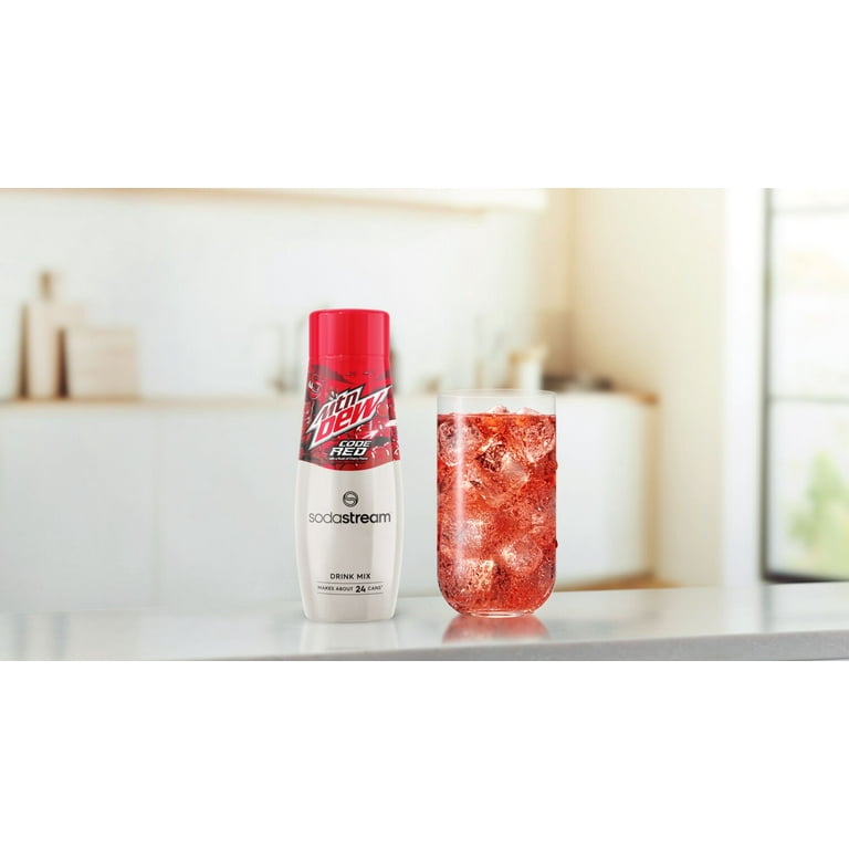 SodaStream Mountain Dew Code Red Liquid Drink Mix - Walmart.com