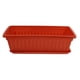 thumbnail image 1 of ColoMX Maceta rectangular para plantar flores, maceta de cultivo de verduras, maceta de flores de plástico con bandeja, 1 of 7
