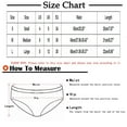thumbnail image 3 of Kmdttou Women's Underwear Cotton Sexy Lace High Cut Panties Comfort Bikini Panty Stretch Underpants Breathable Ladies Briefs (Available in Plus Size) White-L, 3 of 3
