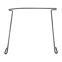 BST BSSP 1 Set 24 x 21 inch Stainless Steel Mud Flap Hold Down Anti-Sail Brackets for Trucks and Trailers