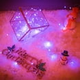 thumbnail image 3 of 3.3ft 10 LED Copper Wire Fairy String Lights Battery Operated for Indoor Home Bedroom Wedding DIY Party Christmas Festival Decorations (Purple), 3 of 16