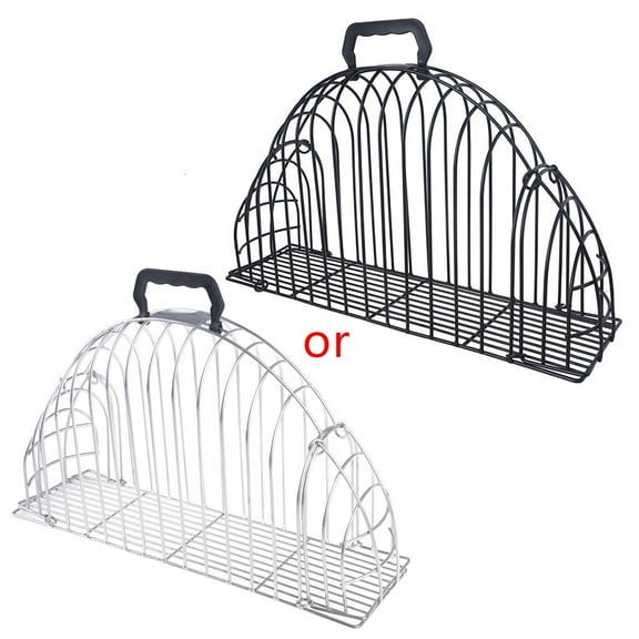WE-POLUJ 2 Door Lightweight Pet for Cat Shower Hair Dryer Anti-grab Kitten Washing Bath Metal Cage