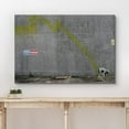 thumbnail image 3 of wall26 Canvas Print Wall Art Banksy Dog Peeing on Wall Graffiti &amp; Street Art Pop Culture Illustrations Pop Art Bohemian Multicolor Dark for Living Room, Bedroom, Office - 32"x48", 3 of 7
