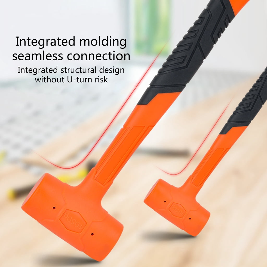 Yokua Dead Blow Orange Mallet Rubber Tool NoUnicast Hammer Install Hammer
