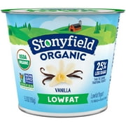 Stonyfield Farm Organic Low Fat French Vanilla Yogurt, 6 Ounce -- 12 per case.