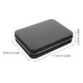 thumbnail image 4 of EXHUMKY Rectangular Metal Tin Box Black 1Pack Waterproof Storage Container For Outdoor Use, 4 of 6