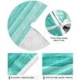 thumbnail image 2 of GZHJMY Teal Mint Green Wood Christmas Tree Skirt 48" Large Christmas Tree Mat Xmas Holiday Home Party Decor, 2 of 6