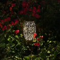 thumbnail image 3 of Luz solar colgante al aire libre YONGSHENG linterna solar jardín metal impermeable bronce, 3 of 5