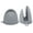 Gray, variant on Silicone Mini Oven Mitts - Heat Resistant Silicone Potholders for Kitchen - Mini Pot Pinch Grip for Cooking and Baking - Easy to Maintain - Pack of 2 C9