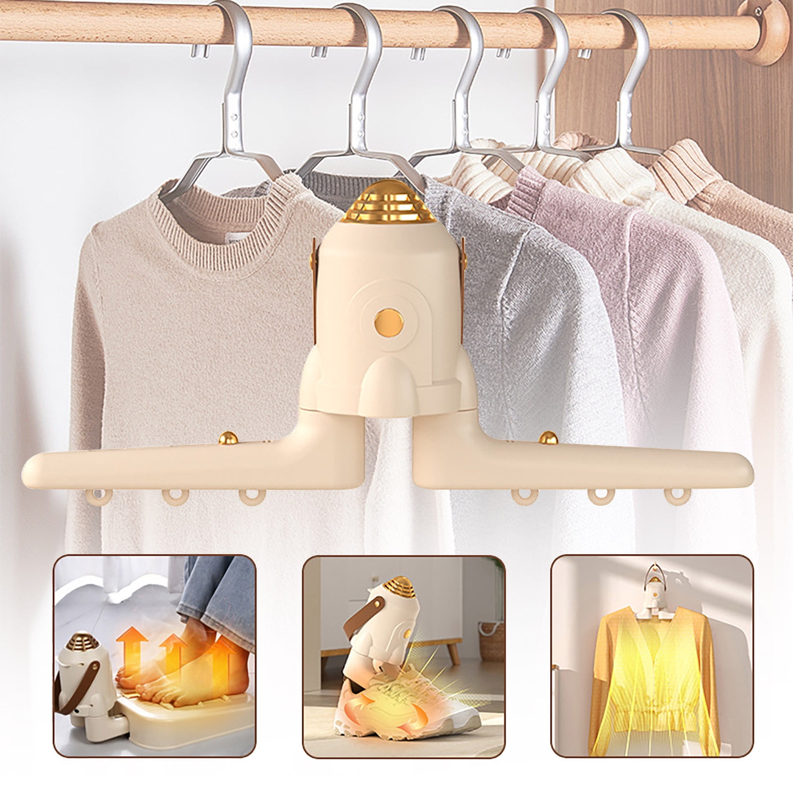 PEONAVET Warm Air Drying Warm Air Drying Portable Dryer Shoe Dryer Shoe Dryer Dryer Foot Warmer 3 In 1 Shoe Dryer Magics Dryer Home Drying Clothes
