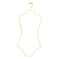 thumbnail image 4 of simhoa Body Shape Display Hangers Hanging for Swimsuits Scarves Aureate, 4 of 8
