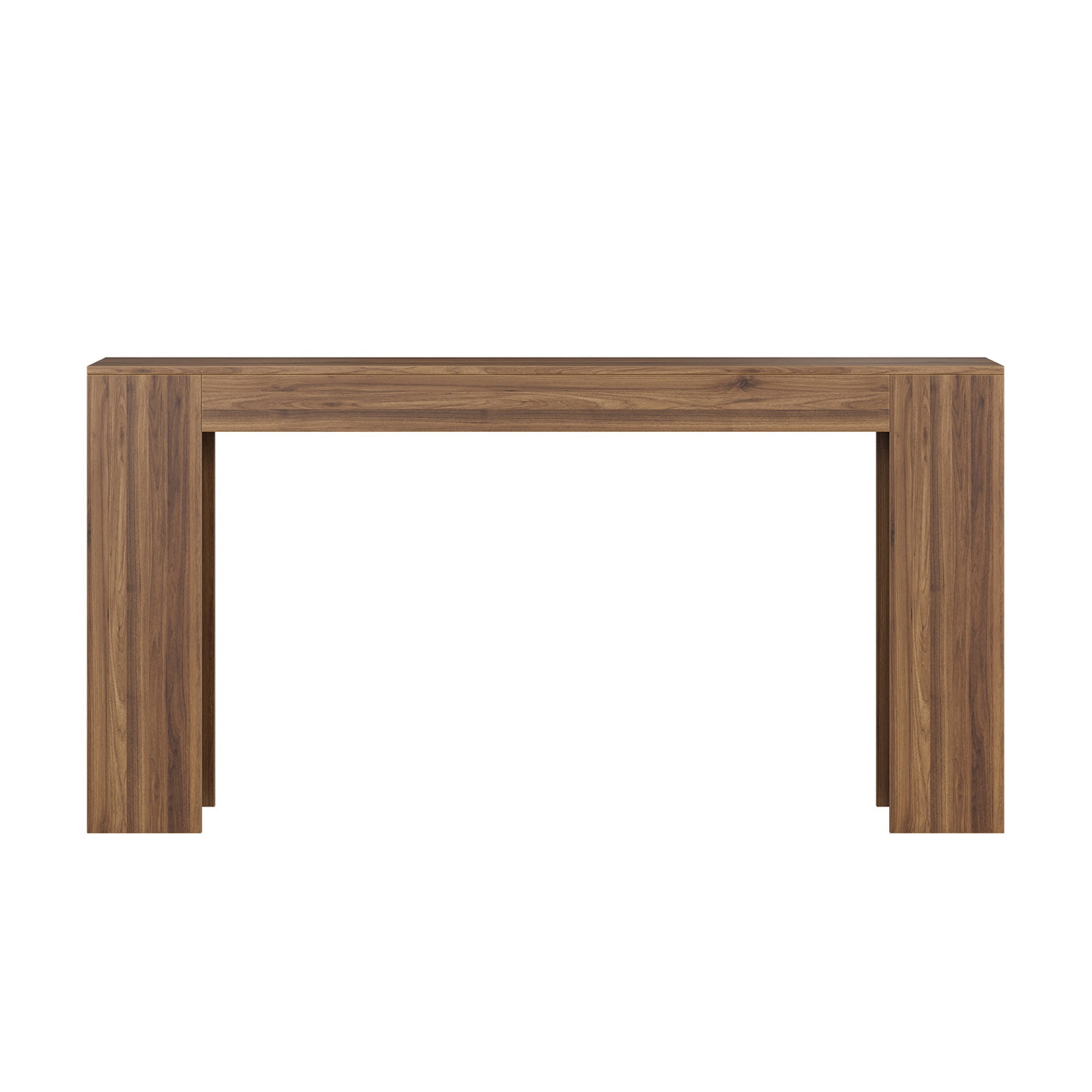 Hommoo 62.99" Extra-long Entryway Table, Farmhouse Sofa Table, Console Table, Hallway Table, Walnut