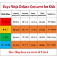 thumbnail image 4 of BaLuLu Ninja Costume Kids Ninja Muscle Costumes Boys Ninja Set Accessories Best Children Gift, 4 of 7