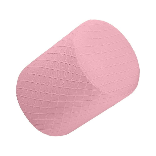 facefd Housses Extensibles Rondes pour Ottoman Repose-Pieds Housse de Canapé Protège-Pieds Housses de Tabouret Rose