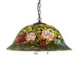 thumbnail image 4 of 24" Wide Tiffany Rosebush Pendant, 4 of 5