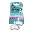 thumbnail image 2 of Reemplazo de Tetina Avanzado Tommee Tippee Transparente con Biberón Anticólicos Flujo Lento 0+ Meses, 2 of 8