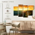 thumbnail image 4 of Elephant Stock Arizona Wall Art - Horizontal Multi Panel Canvas - Living Room Wall Decor - Places Multi Panel - Orange And Brown Decor - 30" x 18", 4 of 4