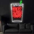 thumbnail image 3 of Craftnamesign Milk Shakes Neon Sign, Milk Shake Wall Decor, Milk Shake Wall Art, 3 of 4