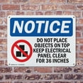 thumbnail image 4 of (2 Pack) Do Not Place Objects On Top OSHA Notice Sign 18 Inch X 12 Inch Indoor / Outdoor Rust-Free Aluminum Metal Signs for Workplace, Workshop, and Construction Site, Made in the USA, 4 of 8