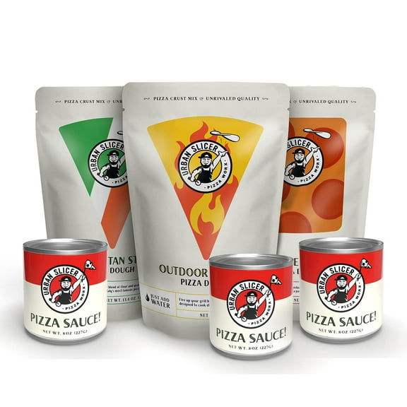 Pizza Worx - Pizza Kit - The WORX Variety Kit - 3 Crusts - 3 Sauces