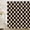 Brown and Black, variant on Light Teal Yellow Checkered Shower Curtain for Kids Bathroom 36x72Inch | Cute Pastel Purple Pink Aqua Multicolor Checkboard Bath Curtains, Washbale Fabric, for Nursery Playroom Classroom with 6Hook