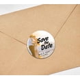 thumbnail image 4 of Darling Souvenir Personalized Bride Groom Names And Date Round Envelope Seals Customized Photo Labels Save The Date Stickers 45 Pieces, 4 of 4