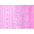 thumbnail image 1 of Ahgly Company Indoor Rectangle Abstract Pink Modern Area Rugs, 6' x 9', 1 of 4