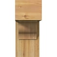 thumbnail image 2 of Ekena Millwork 8"W x 18"D x 18"H Funston Block Rough Sawn Bracket w/ Offset Brace, Western Red Cedar, 2 of 25