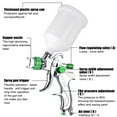 thumbnail image 7 of Flush coater,Paint Sprayer Professional Tool 600cc Color Cup 1.4/1.7/2.0mm Nozzles Paint Set 1.4/1.7/2.0mm Nozzles Cone Paint Filter 10pcs Cone Paint Paper Air Spray With 600cc Color Buzhi, 7 of 7