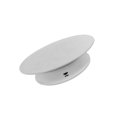 thumbnail image 1 of 8" Rotating Display Stand USB Powered Turntable 2 Speed Holder Products Props Toy Model Display White Suede, 1 of 8