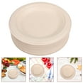 thumbnail image 2 of BERTDOMD 50pcs 6 Inch Disposable Paper Plates for Party, Dessert, Tableware, Lightweight and Sturdy Paper Plates, 2 of 5