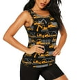 thumbnail image 2 of Sigee Yellow Excavator for Women's Workout Tank Top,Running Tank Tops,Sleeveless Gym ClothesMedium, 2 of 8