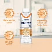Nutren 2.0 Calorically-Dense Tube Feeding Formula (2.0 kcal/mL), Unflavored, 8.45 Fl Oz or 250 mL (Pack of 24)