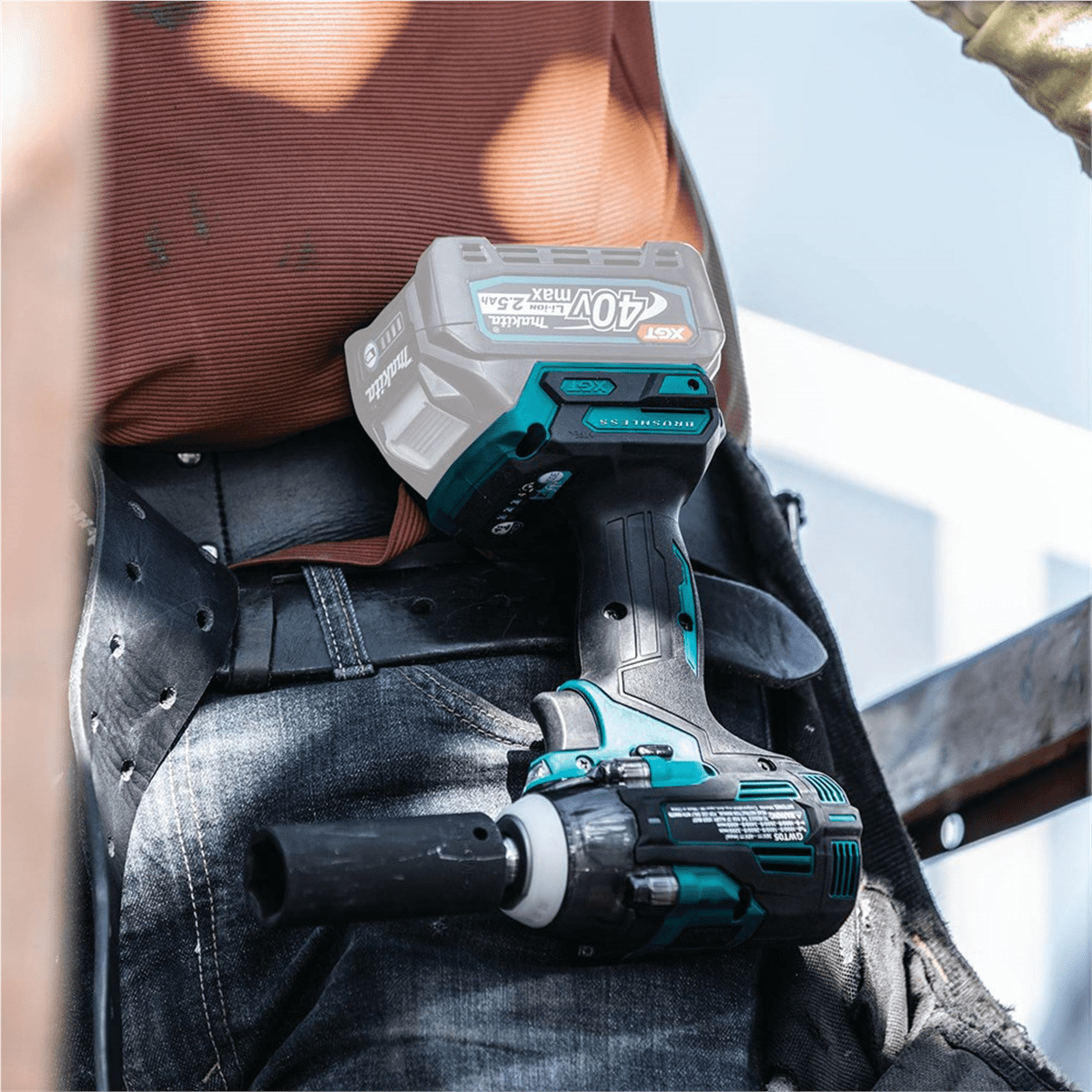 40V max XGT&reg; Brushless Cordless 4-Speed 1/2" Sq. Drive Impact Wrench w/ Detent Anvil (Tool Only)