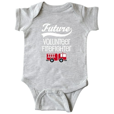 

Inktastic Future Volunteer Firefighter Gift Baby Boy or Baby Girl Bodysuit