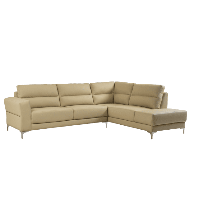 Chaise Longue Sala Kessa Muebles Beige 284 x 93 x 224 cm