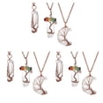 thumbnail image 1 of Sonducket 3 Pieces Moon Necklace Adjustable Dainty Gemstones Pendant Accessories Tree Wire Ring Women of Jewelry Life Wrap for Daily Wear Como se muestra 3piezas Sonducket CBP220160, 1 of 6