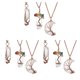 thumbnail image 2 of Sonducket 3 Pieces Moon Necklace Adjustable Dainty Gemstones Pendant Accessories Tree Wire Ring Women of Jewelry Life Wrap for Daily Wear Como se muestra 3piezas Sonducket CBP220160, 2 of 6