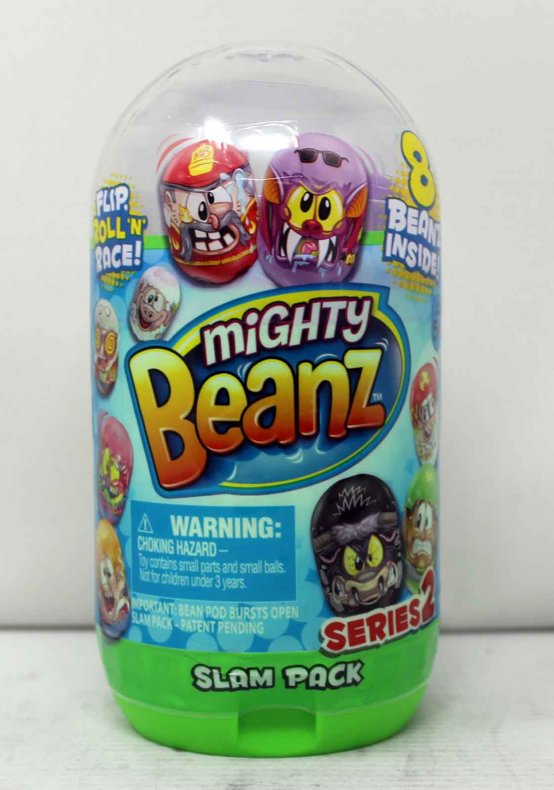 Mighty Bean Flip Roll N Race Slam Pack With Eight Mighty Beans Walmart Com