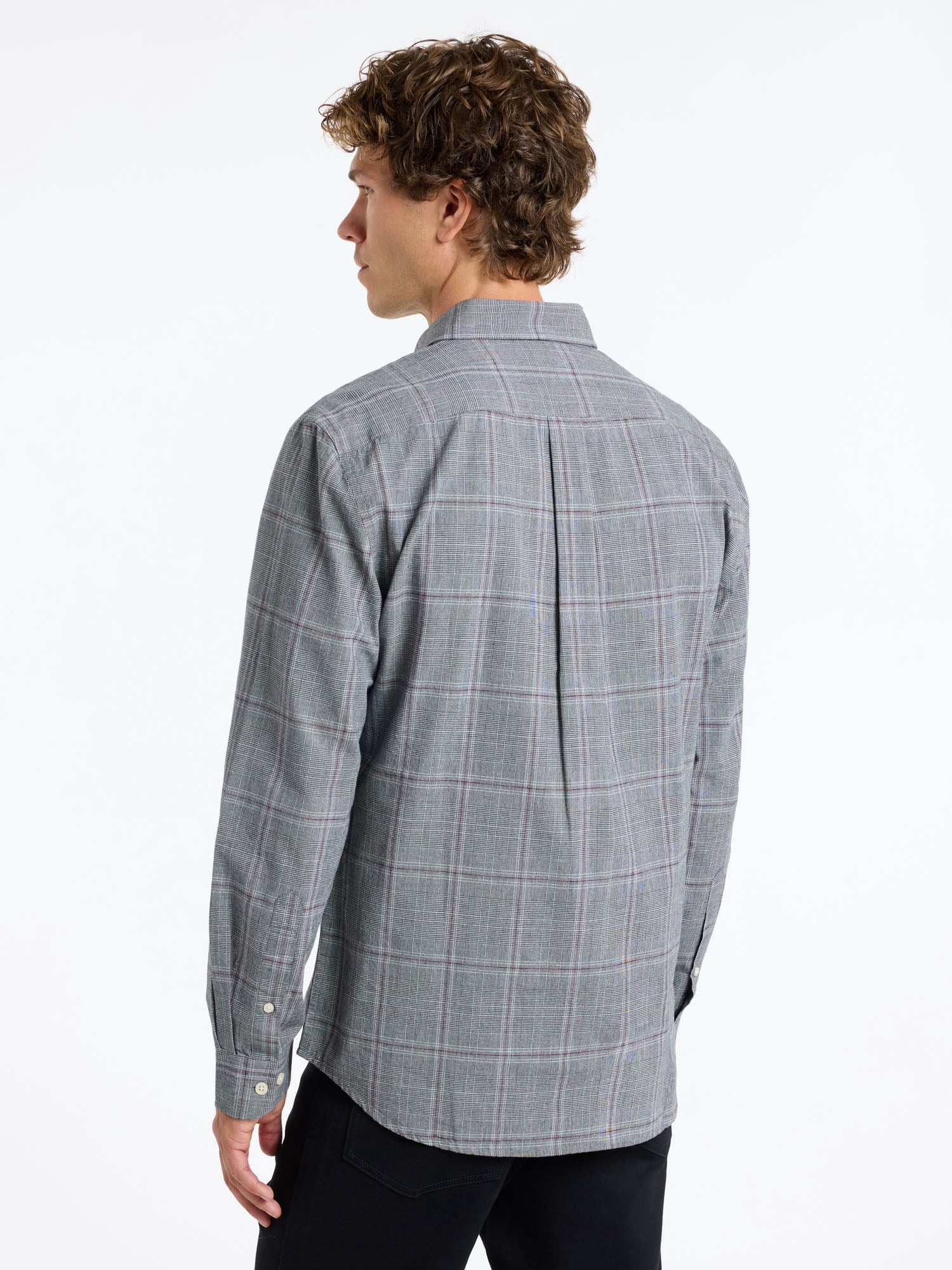 U.S. Polo Assn. Men's Soft Cotton Madras Button Down Shirt