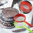 thumbnail image 3 of 3 Pcs Flour Sifter With Long Handle,Plastic Mix Hangable Flour Colander,Powder Filter Strainer,Plastic Mesh Colander,Coffee Filter Tea Strainer,Kitchen Strainers And Colanders,Plastic Strainer,Red, 3 of 7
