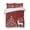 Red, variant on Quilts Queen Size Bedding Set, Red Christmas Lightweight Quilted Comforter, Xmas Tree Elk Snowflake Winter Soft Reversible Bedspread Coverlet with Pillow Covers for All Season, 90" x 96"