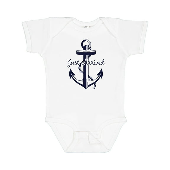 Inktastic Just Arrived Anchor Boys or Girls Baby Bodysuit
