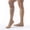 Suntan, variant on JOBST UltraSheer Knee High 15-20 mmHg Compression Stockings, Closed Toe, Medium, Classic Black