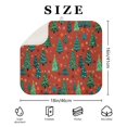 thumbnail image 4 of Red Christmas Tree and Ornament Pattern Dish Drying Mat for Kitchen 1 Pack, Ultra Absorbent Microfiber Dishes Drainer Mats,16x18in(41x46cm), 4 of 6